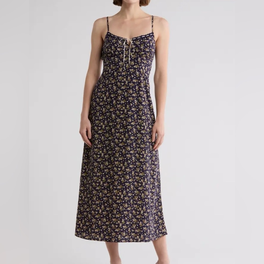 Blu Pepper Floral Midi Sundress